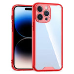 Custodia per telefono protettiva trasparente in acrilico + TPU, For iPhone 14, For iPhone 14 Plus, For iPhone 14 Pro, For iPhone 14 Pro Max