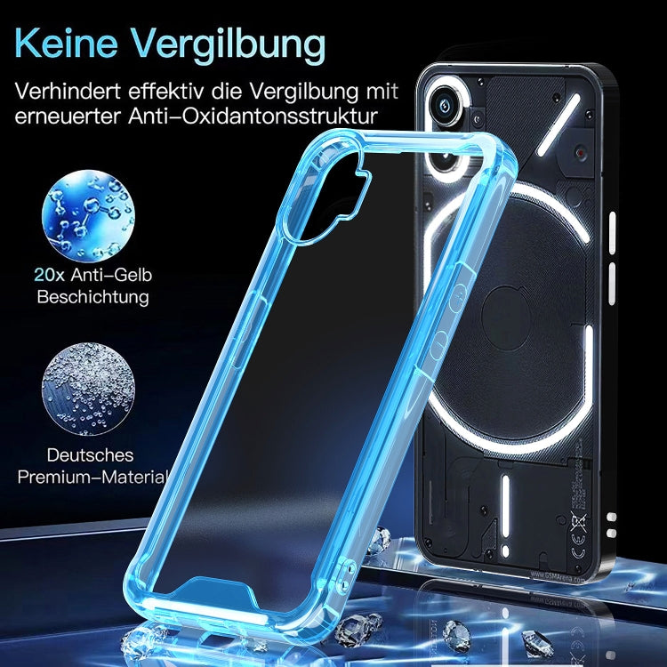 Custodia per telefono protettiva trasparente in acrilico + TPU, For Nothing Phone 1
