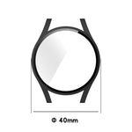 Custodia protettiva per PC scavata a mezza copertura, For Samsung Galaxy Watch 5 40 mm, For Samsung Galaxy Watch 5 44 mm
