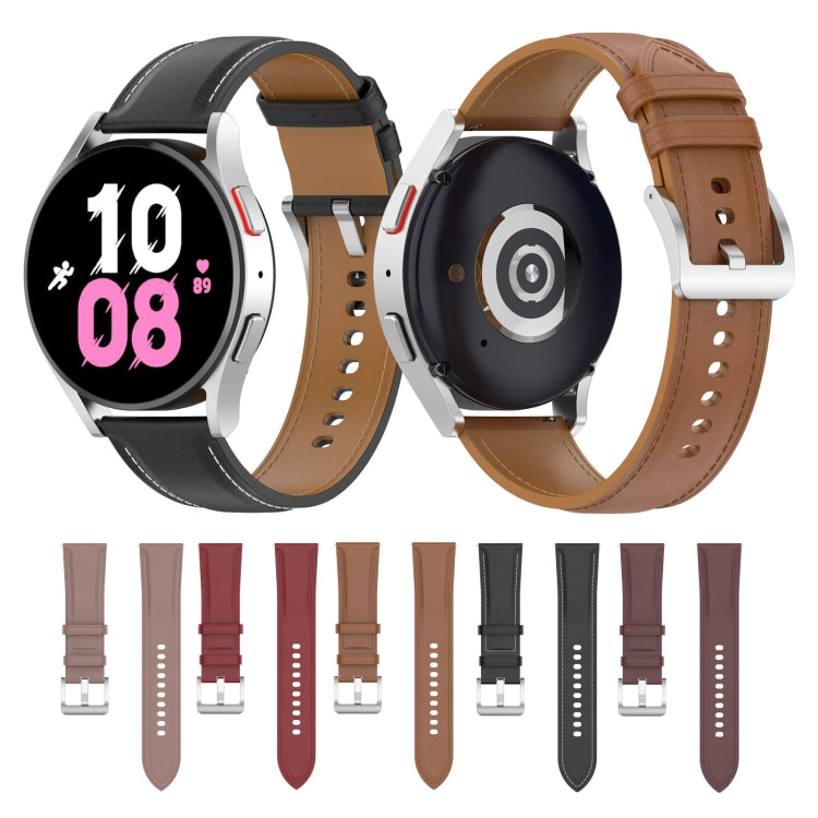 Cinturino in pelle premium, For Samsung Galaxy Watch 5 40mm, For Samsung Galaxy Watch 5 44mm, For Samsung Galaxy Watch 5 Pro 45mm