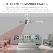 Telecamera con lampadina Smart WiFi HD da 360 gradi da 3 MP