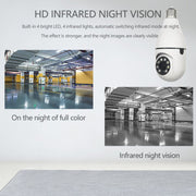 Telecamera con lampadina Smart WiFi HD da 360 gradi da 3 MP
