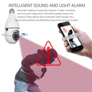 Telecamera con lampadina Smart WiFi HD da 360 gradi da 3 MP