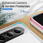 Custodia per telefono All Inclusive antiurto PC + TPU con supporto, For Samsung Galaxy Z Fold4