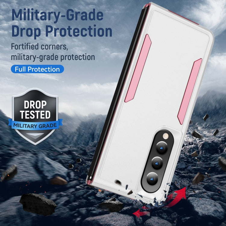 Custodia per telefono All Inclusive antiurto PC + TPU con supporto, For Samsung Galaxy Z Fold4