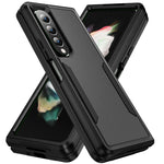 Custodia per telefono All Inclusive antiurto PC + TPU con supporto, For Samsung Galaxy Z Fold4