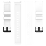 Cinturino in silicone con passo da 20 mm Fibbia nera in acciaio inossidabile, For Amazfit Bip 3