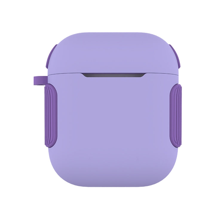 2 in 1 Custodia per auricolari PC + TPU a colori a contrasto con trama opaca, For AirPods 2 / 1, For AirPods 3, For AirPods Pro
