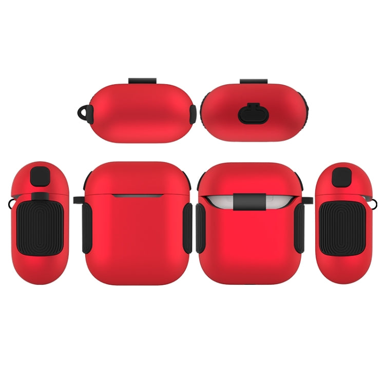 2 in 1 Custodia per auricolari PC + TPU a colori a contrasto con trama opaca, For AirPods 2 / 1, For AirPods 3, For AirPods Pro