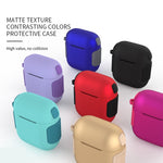 2 in 1 Custodia per auricolari PC + TPU a colori a contrasto con trama opaca, For AirPods 2 / 1, For AirPods 3, For AirPods Pro