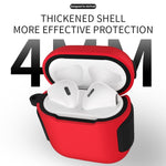 2 in 1 Custodia per auricolari PC + TPU a colori a contrasto con trama opaca, For AirPods 2 / 1, For AirPods 3, For AirPods Pro