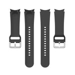 Cinturino ufficiale in silicone argento con fibbia tonda, For Samsung Galaxy Watch 5 40mm, For Samsung Galaxy Watch 5 44mm, For Samsung Galaxy Watch 5 Pro 45mm
