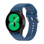 Cinturino ufficiale in silicone argento con fibbia tonda, For Samsung Galaxy Watch 5 40mm, For Samsung Galaxy Watch 5 44mm, For Samsung Galaxy Watch 5 Pro 45mm