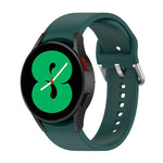 Cinturino ufficiale in silicone argento con fibbia tonda, For Samsung Galaxy Watch 5 40mm, For Samsung Galaxy Watch 5 44mm, For Samsung Galaxy Watch 5 Pro 45mm