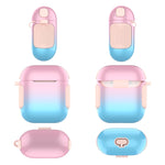 2 in 1 vernice colorata PC + custodia per auricolari in TPU, For AirPods 2 / 1, For AirPods 3, For AirPods Pro