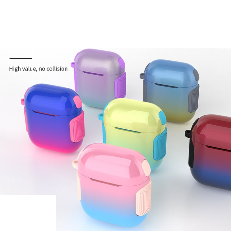 2 in 1 vernice colorata PC + custodia per auricolari in TPU, For AirPods 2 / 1, For AirPods 3, For AirPods Pro