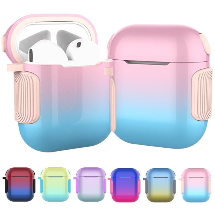 2 in 1 vernice colorata PC + custodia per auricolari in TPU, For AirPods 2 / 1, For AirPods 3, For AirPods Pro