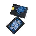 2 carte da poker in PVC impermeabile in plastica, Blue+White, Red+White, Blue+Gold, Red+Blue