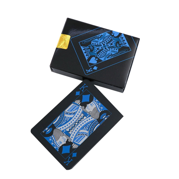 2 carte da poker in PVC impermeabile in plastica, Blue+White, Red+White, Blue+Gold, Red+Blue