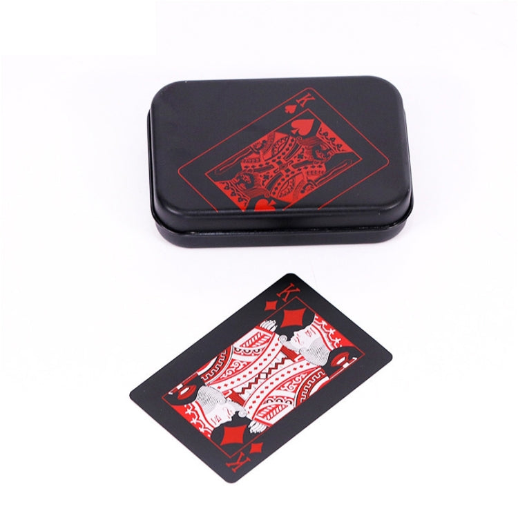 2 carte da poker in PVC impermeabile in plastica, 5.7 x 8.7cm