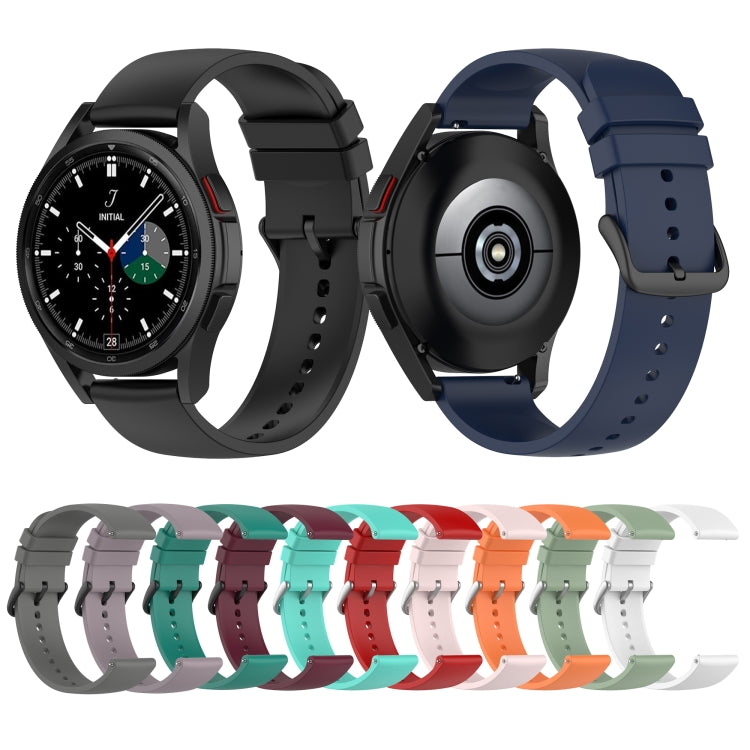 Cinturino in silicone a coda tonda da 20 mm, For Samsung Galaxy Watch 5 40mm, For Samsung Galaxy Watch 5 44mm