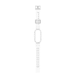 Cinturino integrato universale in TPU, For Xiaomi Mi Band 5/6/7