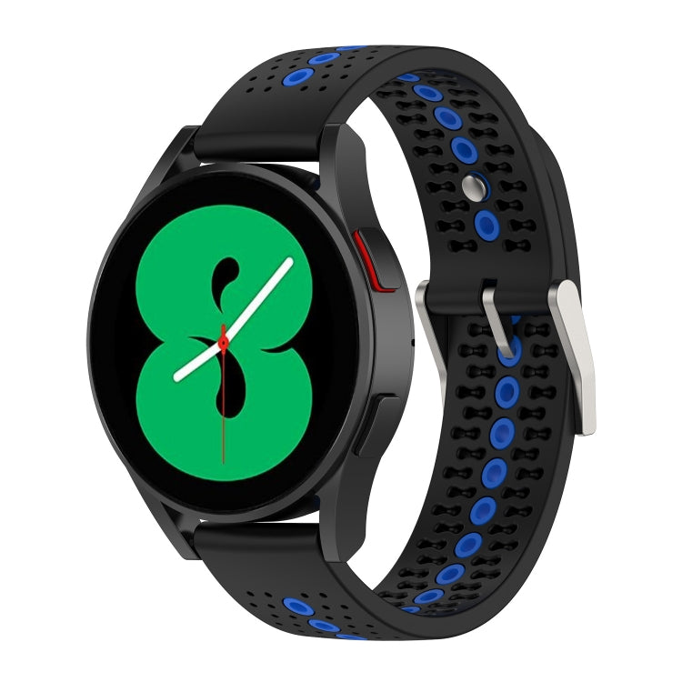 Cinturino in silicone con foro colorato da 20 mm, For Samsung Galaxy Watch 5 40mm, For Samsung Galaxy Watch 5 44mm