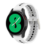Cinturino in silicone con foro colorato da 20 mm, For Samsung Galaxy Watch 5 Pro 45mm