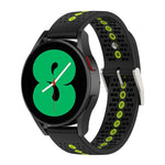 Cinturino in silicone con foro colorato da 20 mm, For Samsung Galaxy Watch 5 Pro 45mm