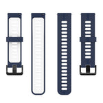 Cinturino in silicone a strisce bicolore da 20 mm, For Samsung Galaxy Watch 5 Pro 45mm