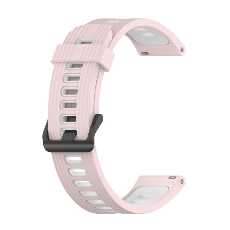 Cinturino in silicone a strisce bicolore da 20 mm, For Samsung Galaxy Watch 5 Pro 45mm