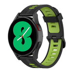Cinturino in silicone a strisce bicolore da 20 mm, For Samsung Galaxy Watch 5 Pro 45mm