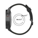 Cinturino in silicone a strisce bicolore da 20 mm, For Samsung Galaxy Watch 5 Pro 45mm