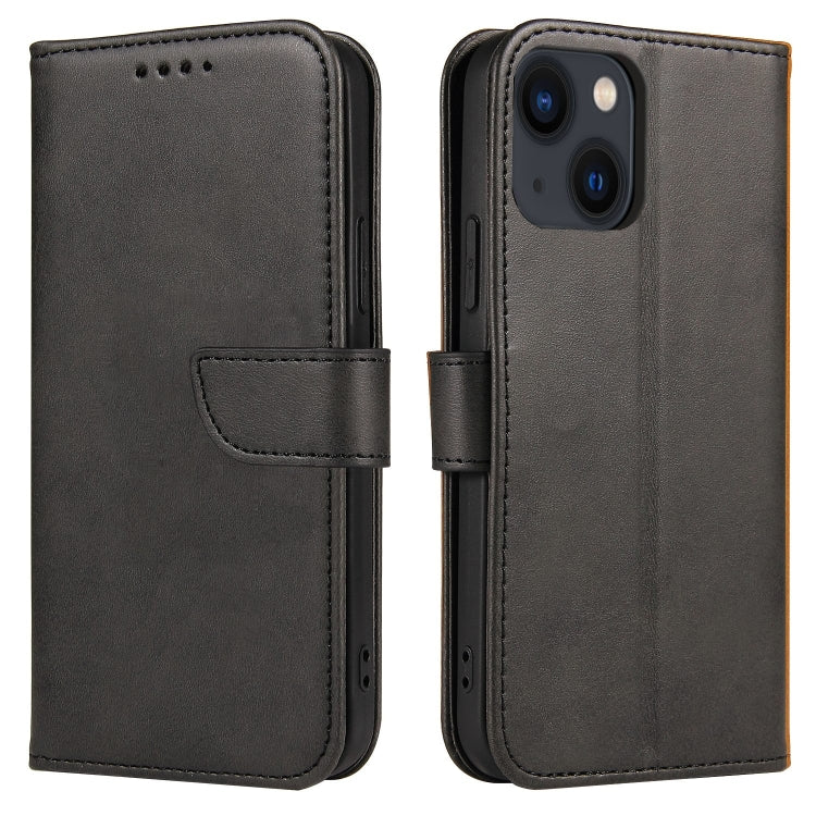 Custodia per telefono in pelle flip con fibbia in vitello, For iPhone 14, For iPhone 14 Plus, For iPhone 14 Pro, For iPhone 14 Pro Max