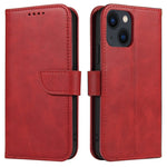 Custodia per telefono in pelle flip con fibbia in vitello, For iPhone 14, For iPhone 14 Plus, For iPhone 14 Pro, For iPhone 14 Pro Max