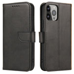Custodia per telefono in pelle flip con fibbia in vitello, For iPhone 14, For iPhone 14 Plus, For iPhone 14 Pro, For iPhone 14 Pro Max