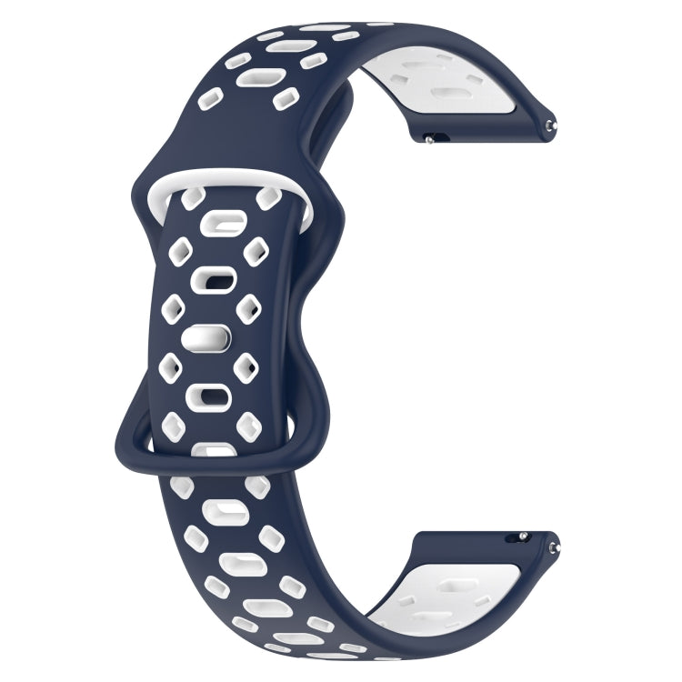 Cinturino in silicone con diamanti bicolore da 20 mm, For Samsung Galaxy Watch 5 Pro 45mm