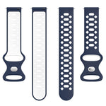 Cinturino in silicone con diamanti bicolore da 20 mm, For Samsung Galaxy Watch 5 Pro 45mm