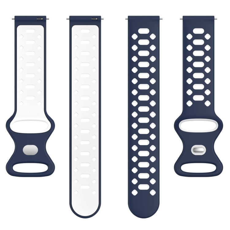 Cinturino in silicone con diamanti bicolore da 20 mm, For Samsung Galaxy Watch 5 Pro 45mm
