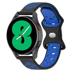Cinturino in silicone con diamanti bicolore da 20 mm, For Samsung Galaxy Watch 5 Pro 45mm