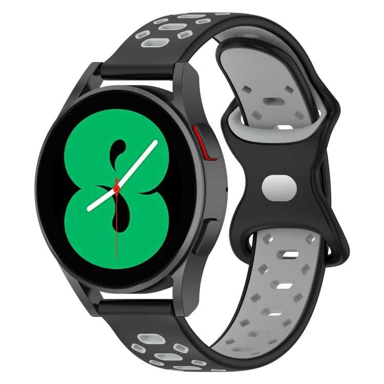 Cinturino in silicone con diamanti bicolore da 20 mm, For Samsung Galaxy Watch 5 Pro 45mm
