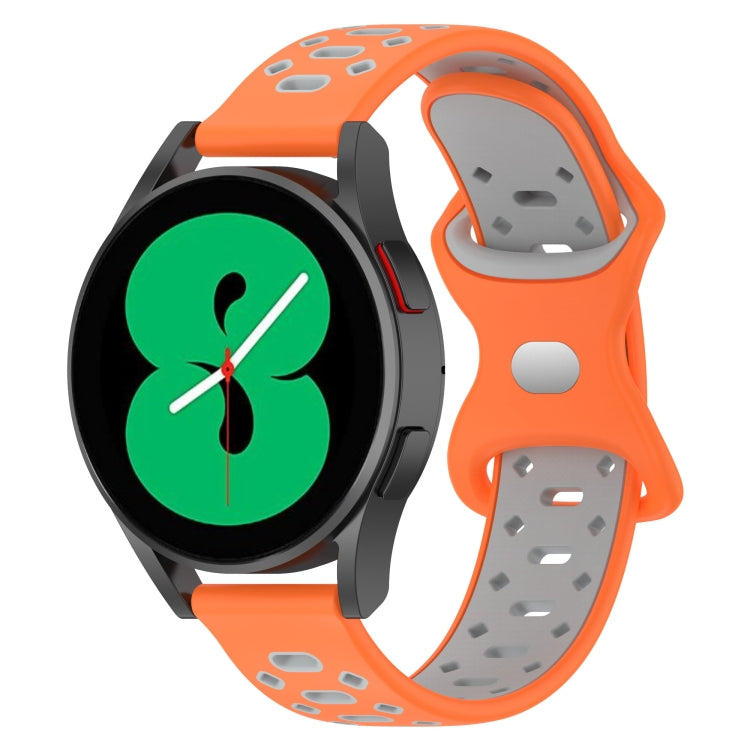 Cinturino in silicone con diamanti bicolore da 20 mm, For Samsung Galaxy Watch 5 Pro 45mm