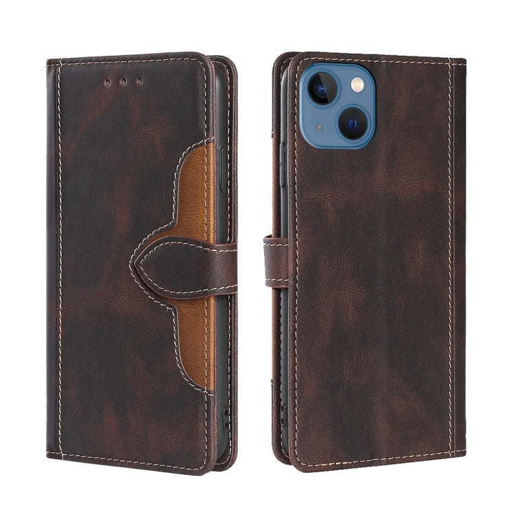 Custodia per telefono in pelle con fibbia magnetica Skin Feel, For iPhone 14, For iPhone 14 Plus, For iPhone 14 Pro, For iPhone 14 Pro Max