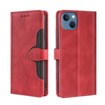 Custodia per telefono in pelle con fibbia magnetica Skin Feel, For iPhone 14, For iPhone 14 Plus, For iPhone 14 Pro, For iPhone 14 Pro Max