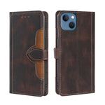 Custodia per telefono in pelle con fibbia magnetica Skin Feel, For iPhone 14, For iPhone 14 Plus, For iPhone 14 Pro, For iPhone 14 Pro Max