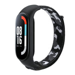 Cinturino in tessuto mimetico integrato con passante in nylon, For Xiaomi Mi Band 5/6/7