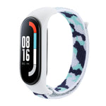 Cinturino in tessuto mimetico integrato con passante in nylon, For Xiaomi Mi Band 5/6/7