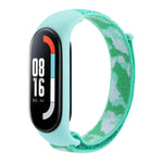 Cinturino in tessuto mimetico integrato con passante in nylon, For Xiaomi Mi Band 5/6/7