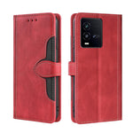 Custodia per telefono in pelle con fibbia magnetica Skin Feel, For vivo iQOO 10, For vivo iQOO 10 Pro 5G, For Nothing Phone 1, For OnePlus 10T, For Realme C30 4G/Narzo 50i Prime, For Honor X40i