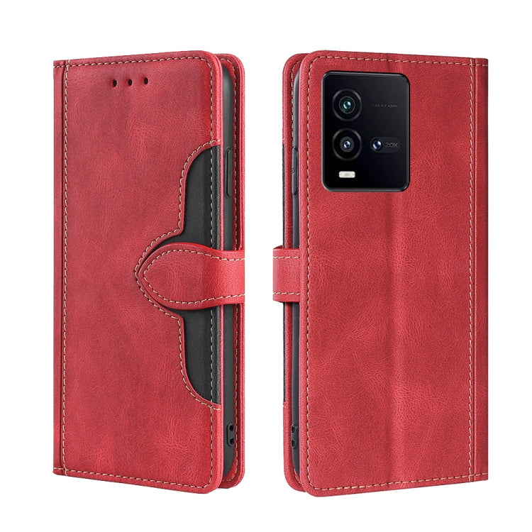 Custodia per telefono in pelle con fibbia magnetica Skin Feel, For vivo iQOO 10, For vivo iQOO 10 Pro 5G, For Nothing Phone 1, For OnePlus 10T, For Realme C30 4G/Narzo 50i Prime, For Honor X40i